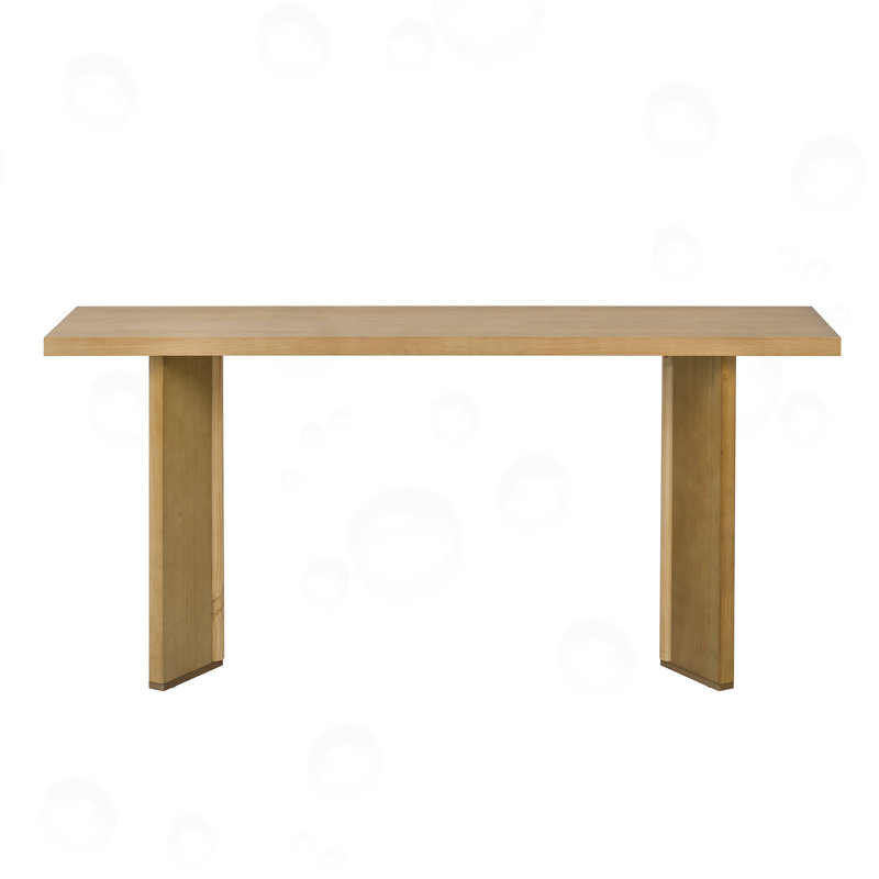 Osgood with Pine Veneer and Geometric Legs, Natural