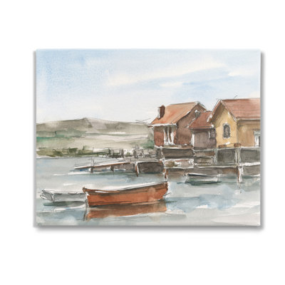 Art mural sur toile Lake House par Ethan Harper