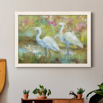 " Egret Tapestry " Painting Print
