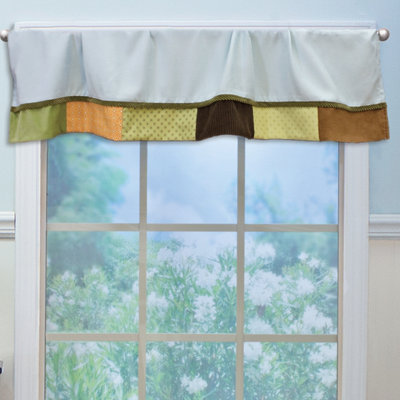 Cotton Patchwork Tailored Window Valance