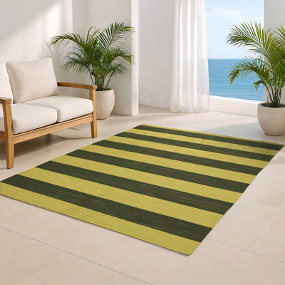 Tapis intérieur / extérieur brun HorizontalStripes