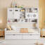 Lit de jour en bois avec tiroirs, armoire et tablette tout-en-un-1104487324-1104487325