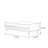 Solid wood coffee table with retro design