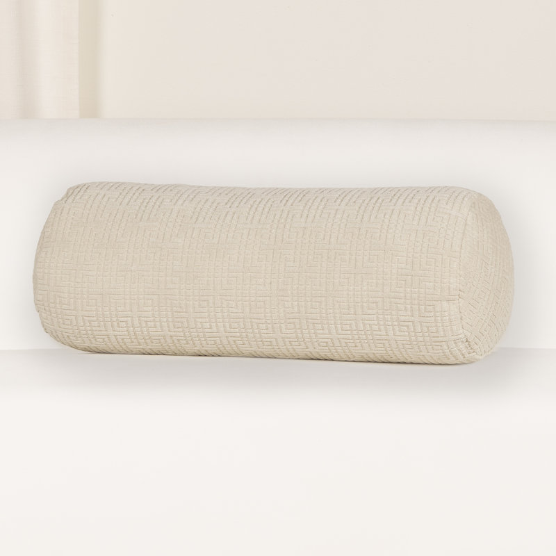 Coussin Odeon, 39" x 8", Polyfill, Crème