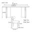 Ensemble de table de salle à manger de luxe en acier inoxydable-1548574620