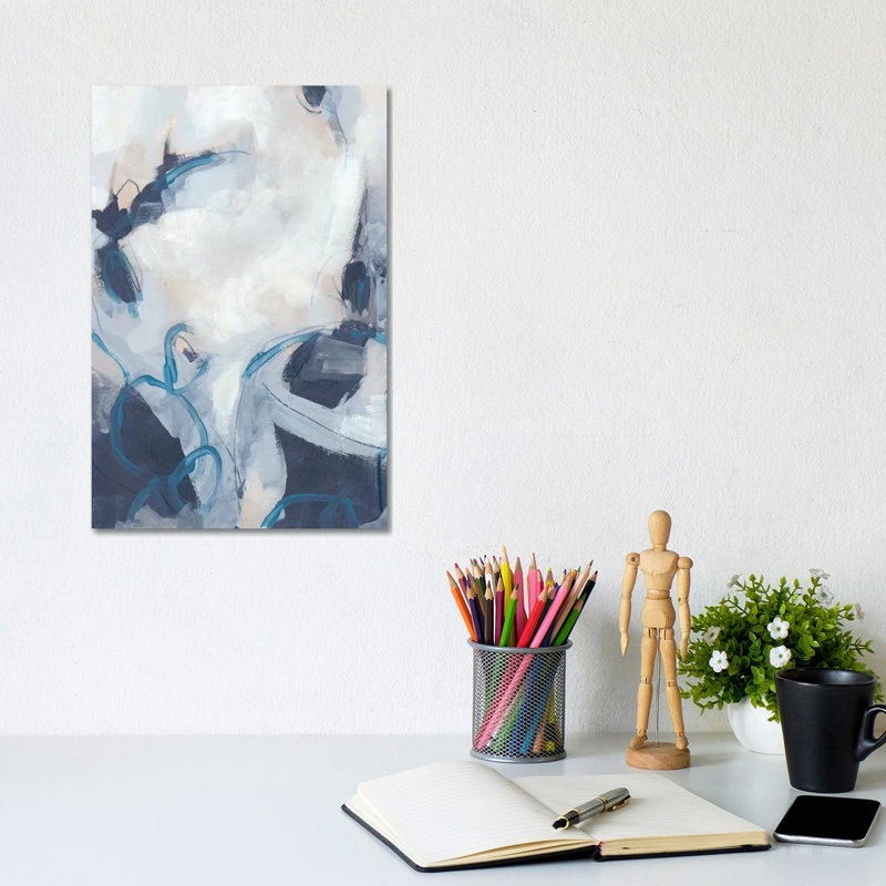 Blue Process by June Erica Vess - Wrapped Canvas Gallery-Wrapped Canvas Giclée, 30.48cm H x 20.32cm W x 1.91cm D