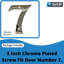 Chrome Door Numbers 3inch 7.5cm H Brass House Letters And Numbers-115174084