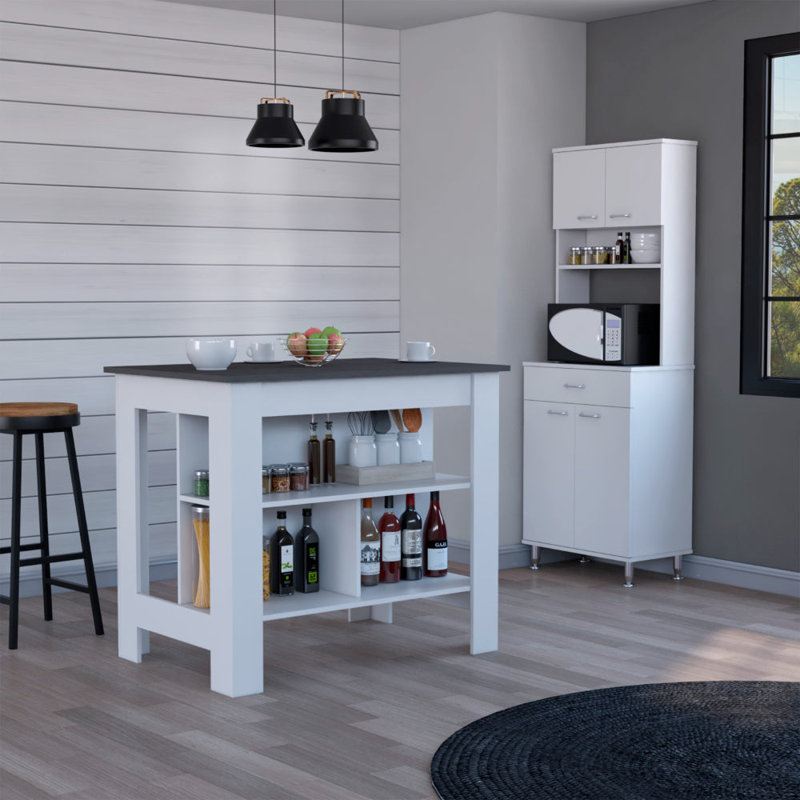 Îlot de cuisine 40,5 po Megharam
