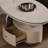 Light luxury design with wheel coffee table-110413718