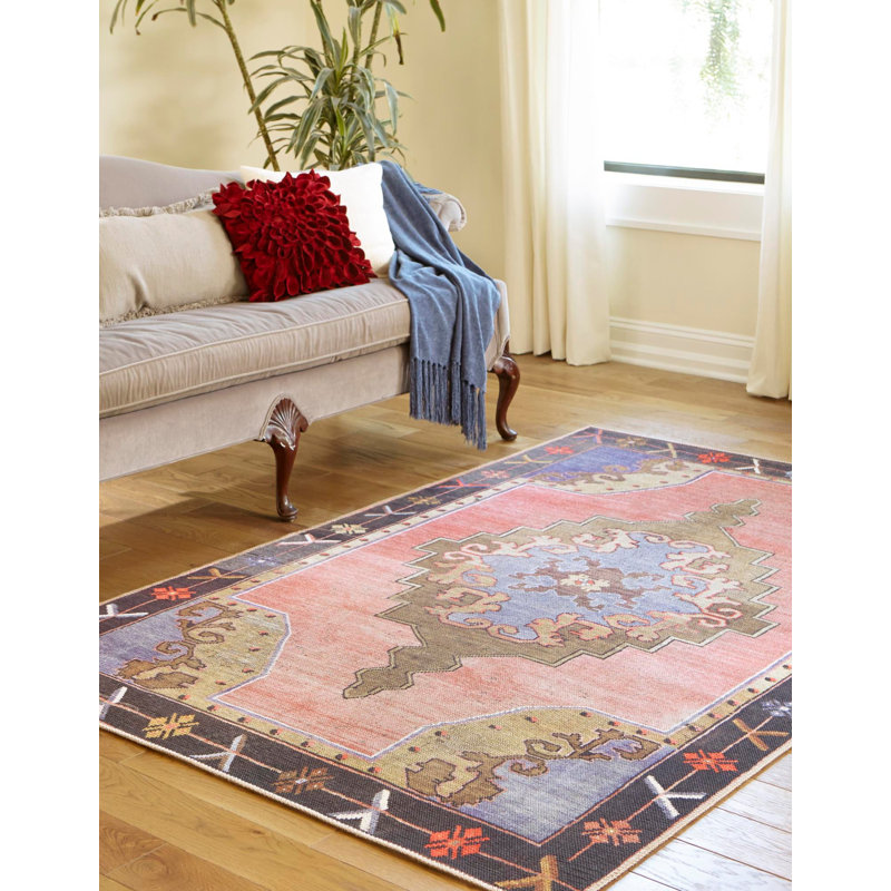 Glessite Chenille Geometric Indoor Rug, Rectangle 5' x 8'