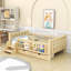Lit mezzanine bas avec tiroirs et escaliers-668273687