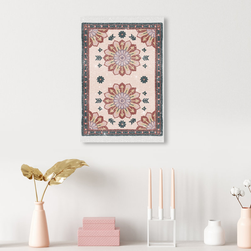 Midnight Damask Print by Oliver Gal, 24"H x 16"W, Gallery Wrapped
