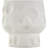Boleyn Ceramic Shell Decorative White Vase with Circular Cutouts-230614783