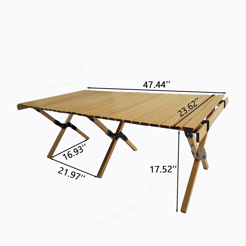 Ensemble de salle à manger multifonctionnel pliable et portable, 1 table de salle à manger et 4 chaises pliantes