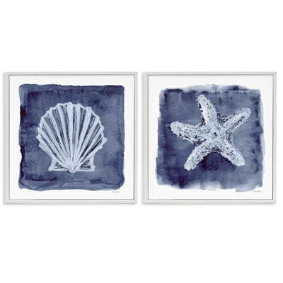 «Shell & Starfish Impressions», ensemble de 2 giclées par Patti Bishop