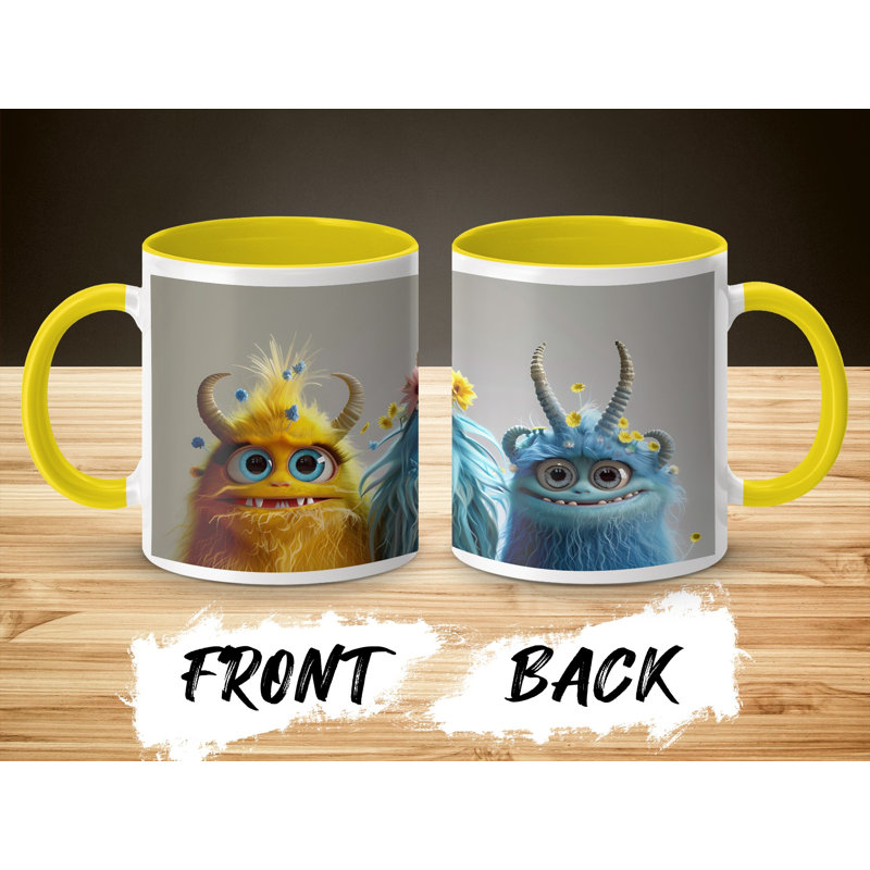 Ceramic Coffee Mug, Yellow