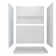 60" x 32" 4-Piece Direct-to-Stud Alcove Shower Wall Kit With Shower Base Combo in White
