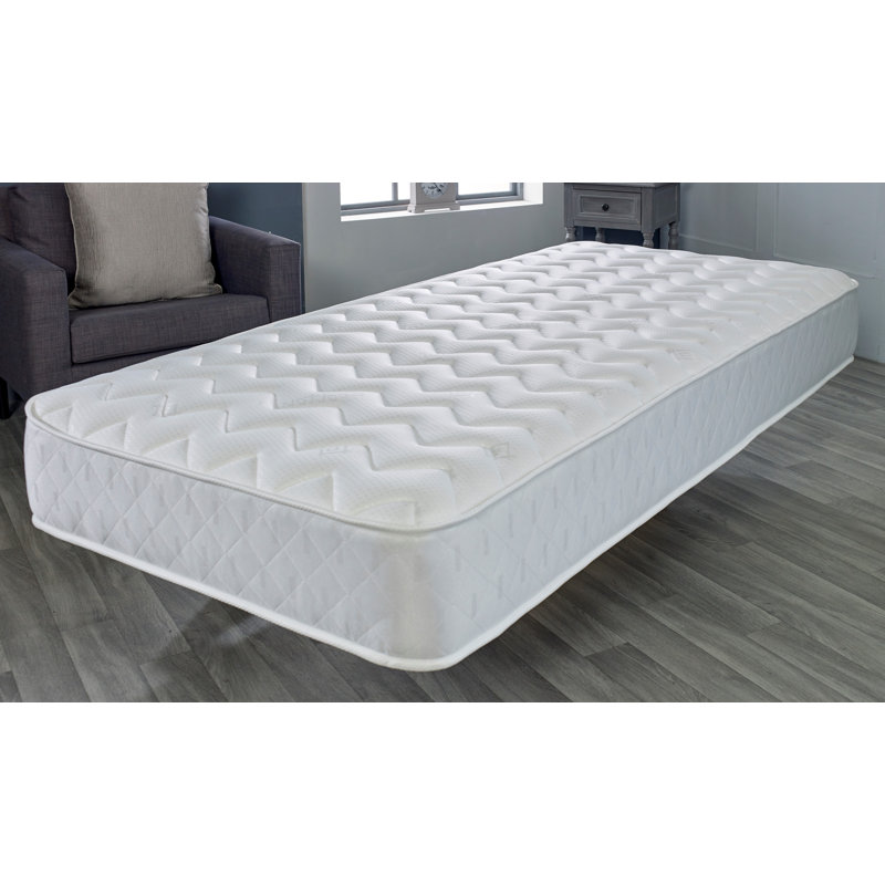 Carine White Noise Open Coil Mattress, Small Single (2'6)