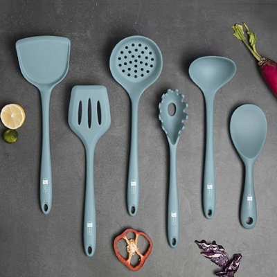 1 pièce, outils et appareils de cuisson en silicone de la FDA, 7 ensembles d'ustensiles de cuisine en gel de silice, y compris des pelles et des cuillères résistantes à la chaleur, applicables aux lave-vaisselle, cadeau du Nouvel An chinois