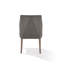 Chaise de salle à manger rembourrée en bois massif 23 po Skylr, gris foncé