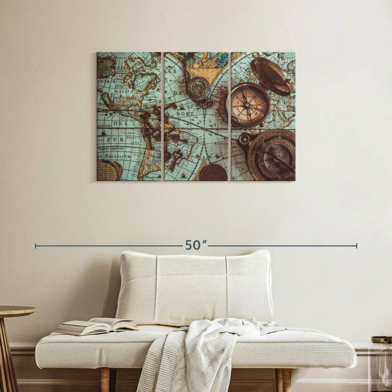 Aletra Maps, 24" H x 38" W