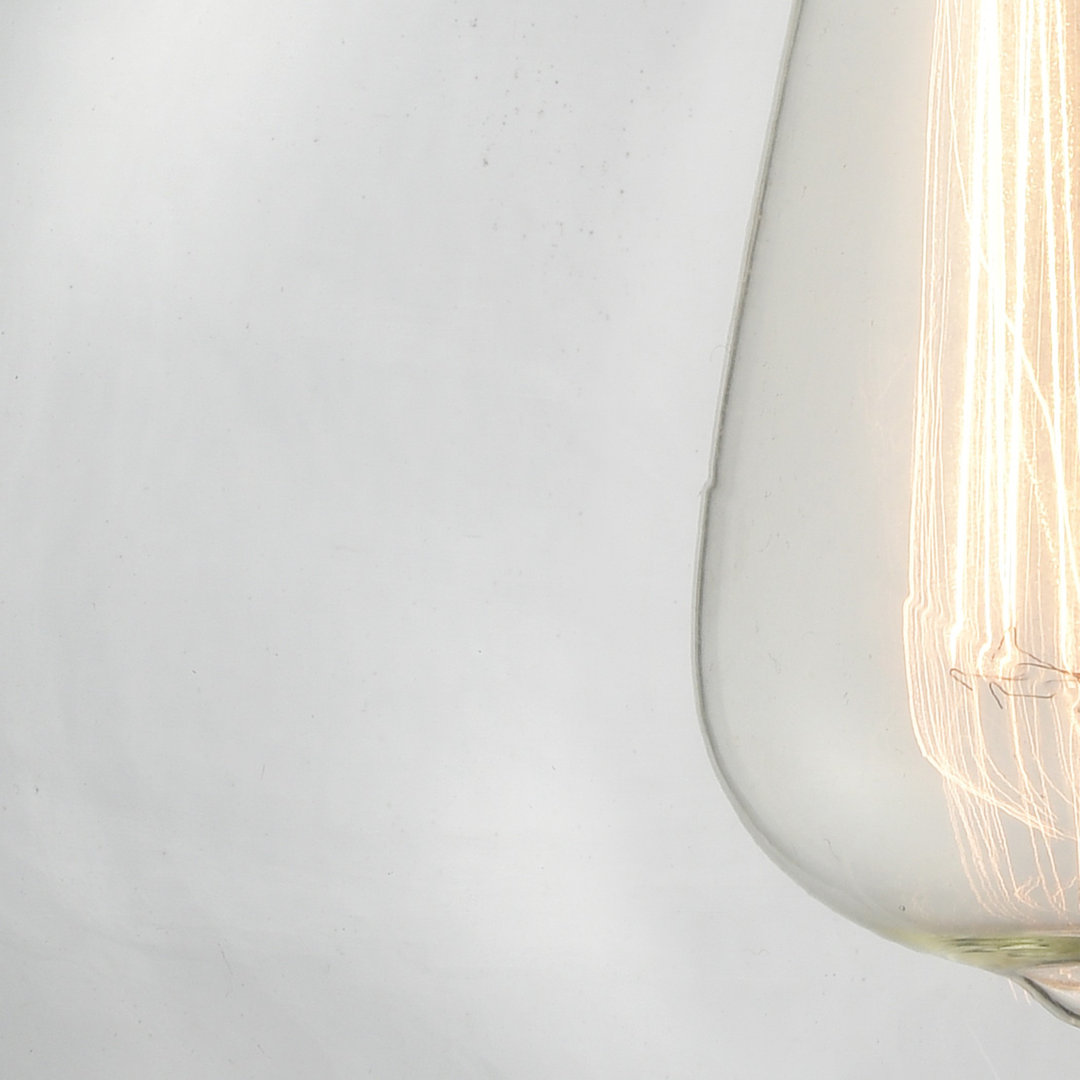 Alexandira Glass Flush Mount Beachcrest Home™ Shade 