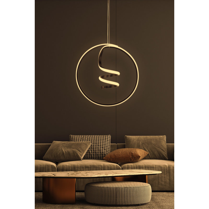 Superbe lustre réglable en aluminium noir de 15,7 po x 5,9 po x 15,7 po | Hauteur réglable de 0 à 31,5 pouces | Douille DEL 4000K, 40-60 Watts | Conception élégante pour les espaces de salle à manger et de vie modernes, revêtement électrostatique durable