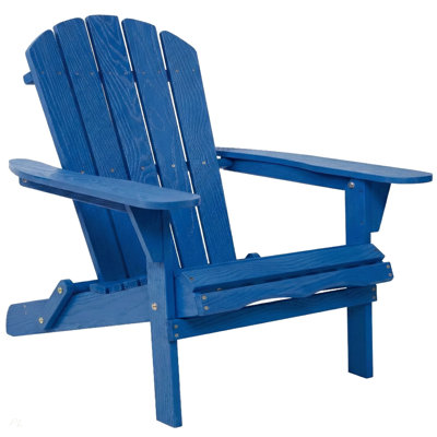 Chaise de patio en bois pour le jardin Chaise de patio Adirondack pliante en bois massif gaufré