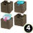 mDesign Woven Hyacinth Kitchen Storage Organizer Basket Bin-1318698722-1318698524-1318698723