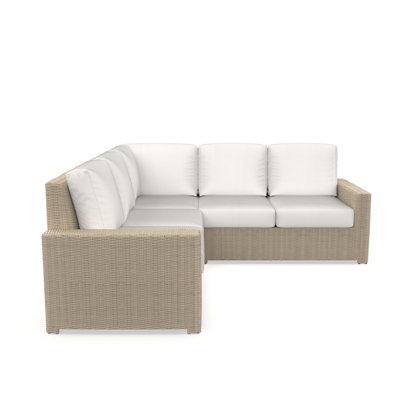 Padget Outdoor Patio Sectional Seating Group With Sunbrella Cushions
