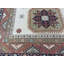 Tapis décoratif en laine de conception unique noué à la main Ivoire 5 pi 10 po x 8 pi 10 po