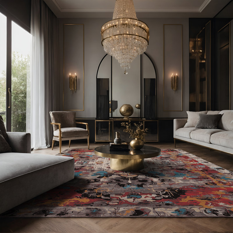 Tapis brun soyeux et moelleux, Tapis de couloir 2 pi x 4 pi