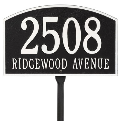 Legacy 2-Line Lawn Address Sign