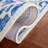 Oakton Hand Tufted Wool/Cotton/Latex Paisley Rug in Ivory/Blue-33548608