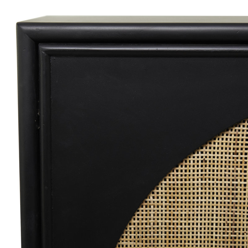 Armoire géométrique noire à 1 porte et 2 portes Maxfield
