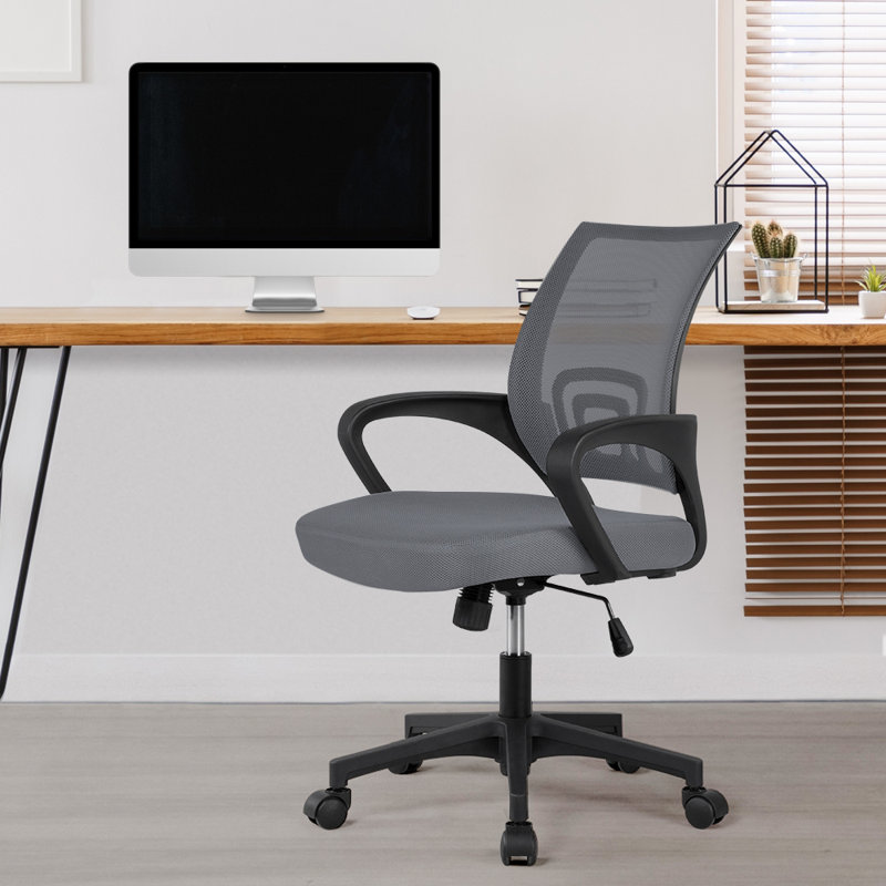 Chaise de travail Genie, Gris foncé