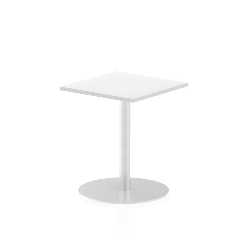 Leroya 60cm Rectangle Conference Table, White, 72.5cm H x 60cm W x 60cm D