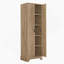 Armoire de rangement polyvalente avec deux portes pour la salle de bain et le bureau, tablettes réglables pour des solutions de rangement flexibles