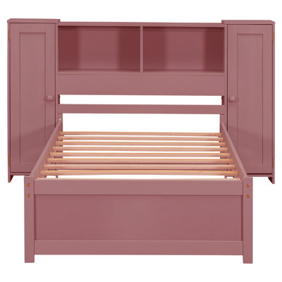 Lit avec armoire et tablettes Epine