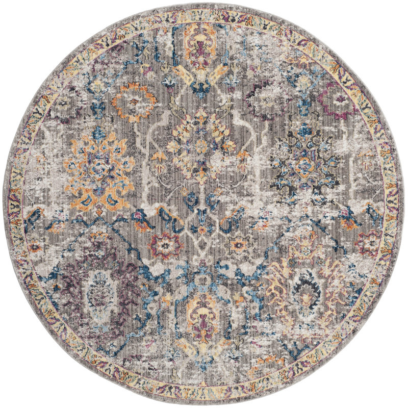 Onasander Performance Oriental Rug, Round 7'