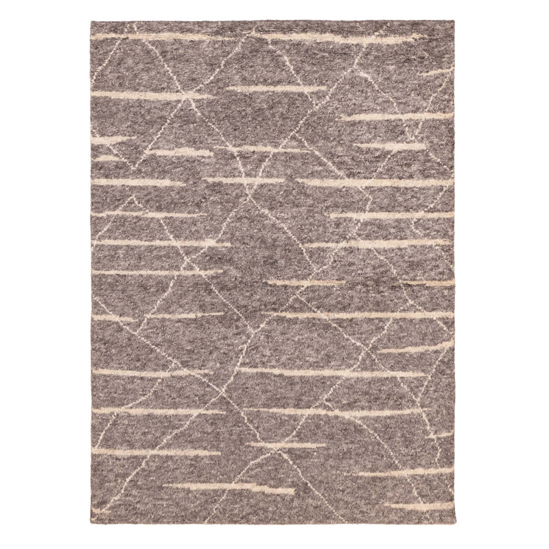 Tapis gris Cayla 5 pi 3 po x 7 pi 3 po