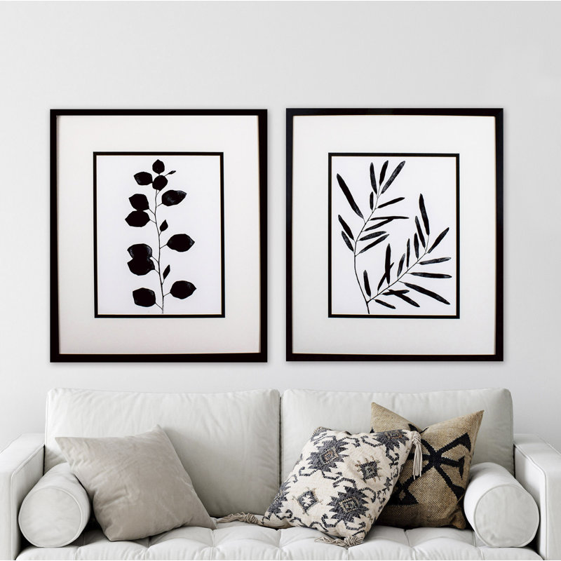 " Leaf Imprint " 2 - Pieces