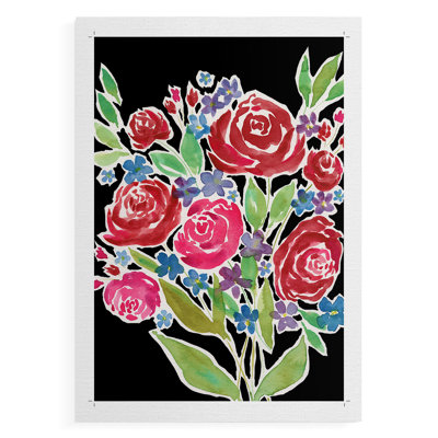 Floral Choir Bouquet -Canvas Print Only - NOT FRAMED