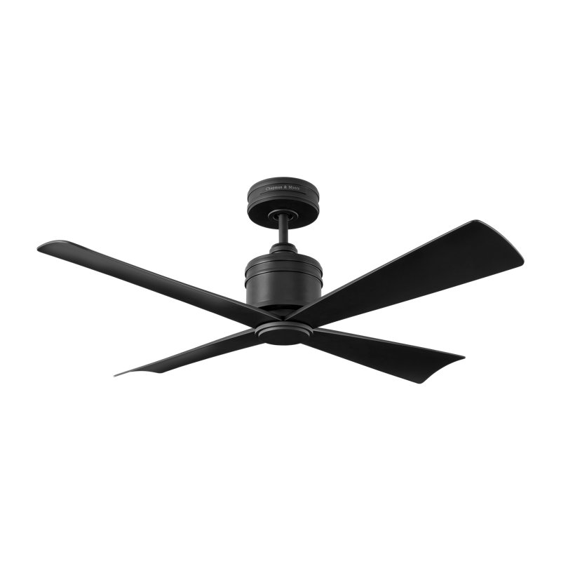Ventilateur de plafond d'intérieur Housman avec pales en ABS noir minuit et télécommande portable