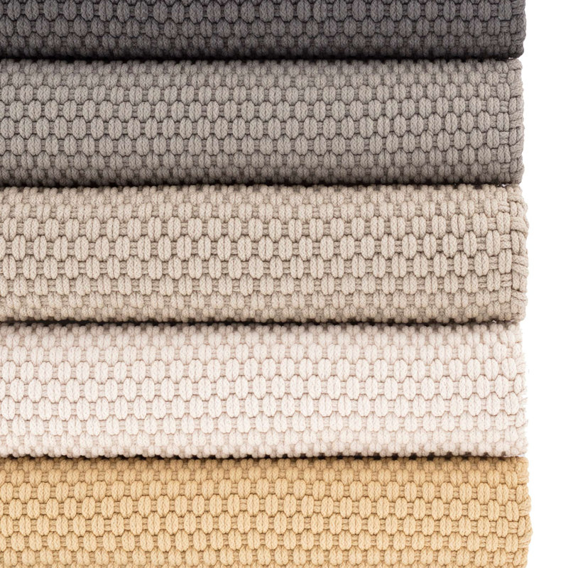 Rope Ivory Handwoven Indoor/Outdoor Rug, Rectangle 6' x 9'