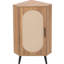 Étagère de coin pour chambre à coucher, porte, capacité de 88 livres, panneau de porte intégré à la machine, angle en métal triangulaire stable, tablette réglable, fonction de déversement, unité de rangement à poignée souple noire avec charge