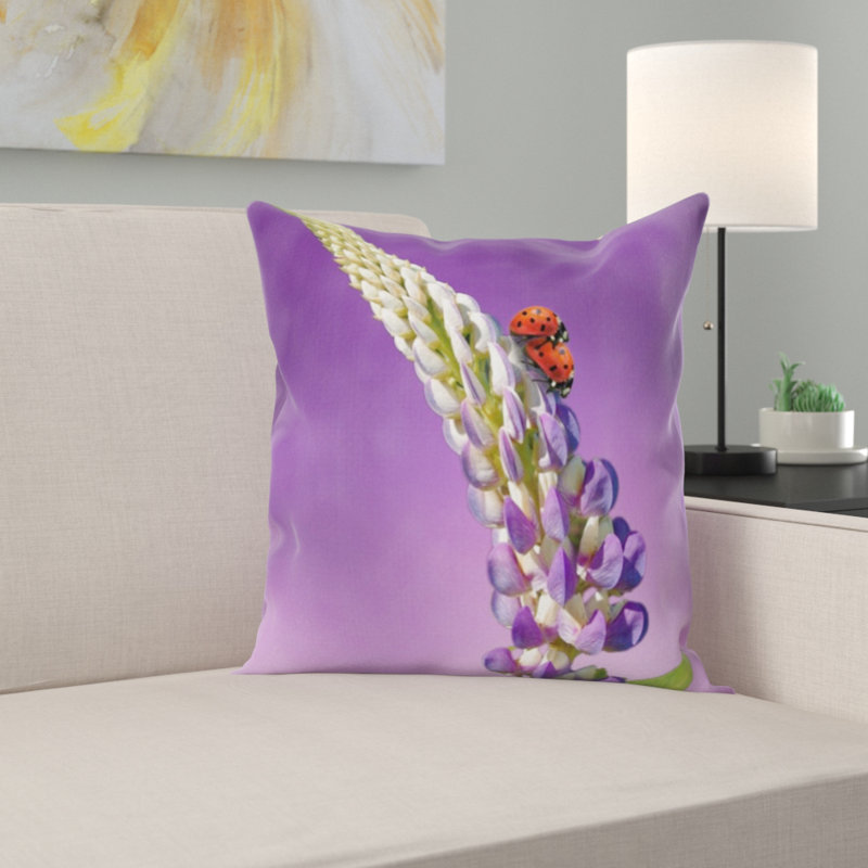 Microsuede Throw Pillow