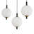 5 - Light Led Globe Kitchen Island