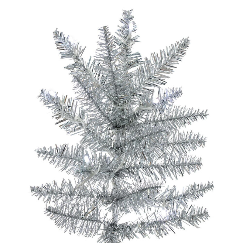 Artificial Christmas Tree with Lights, 7.5'