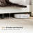 79.9" W Modern Corduroy Upholstered King Size Bed Frame With High Wingback Headboard & Wooden Legs-1513811279-1513811314